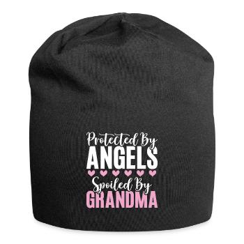 Cadeaux de petite-fille - Bonnet en jersey - noir - Devant