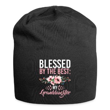 Cadeaux de petite-fille - Bonnet en jersey - noir - Devant