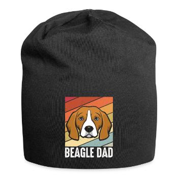 Beagle Dad Dog Dad Dad Dad Dog Dad Dad - Jersey Beanie - black - Front