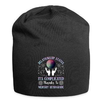 Retrograde planets Mercury retrograde - Jersey Beanie - black - Front