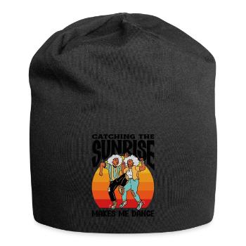 Catching the Sunrise Joyful - Jersey Beanie - black - Front