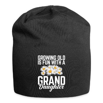 Granddaughter Gifts - Jersey Beanie - black - Front