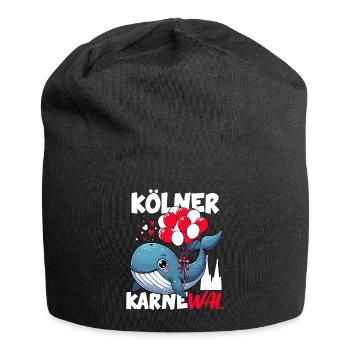 Carnaval de Cologne Wal Kölle Alaaf Cathédrale de Cologne drôle - Bonnet en jersey - noir - Devant