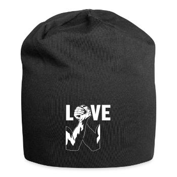 Techniques d’amour Exercice Main Lutte Bras - Bonnet en jersey - noir - Devant