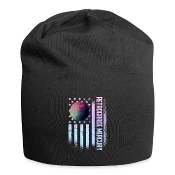 Retrograde planets Mercury retrograde - Jersey Beanie - black - Front