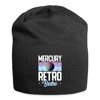 Retrograde planets Mercury retrograde - Jersey Beanie - black - Front