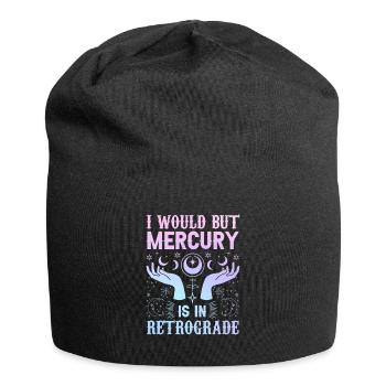 Retrograde planets Mercury retrograde - Jersey Beanie - black - Front