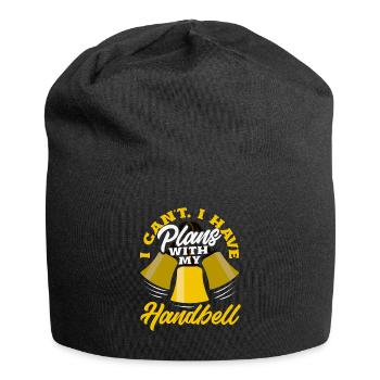 Choral Musical Instrument Hand Bell - Jersey Beanie - black - Front