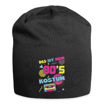 Das Ist Mein 80er Kostüm Alaaf Helau Rosenmontag - Jersey-Beanie - Schwarz - Vorne