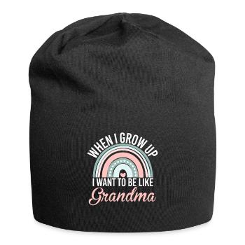 Granddaughter Gifts - Jersey Beanie - black - Front