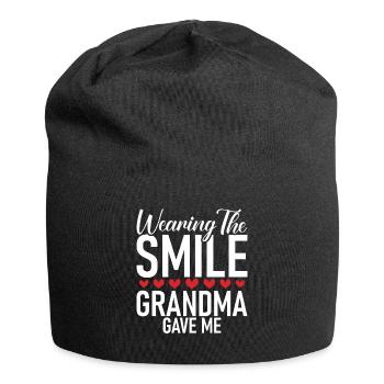 Cadeaux de petite-fille - Bonnet en jersey - noir - Devant