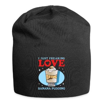 Banana Pudding Banana Pudding Gift - Jersey Beanie - black - Front