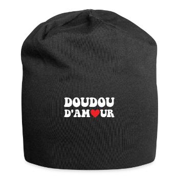 Cadeau Saint Valentin Homme Femme Humoristique - Bonnet en jersey - noir - Devant