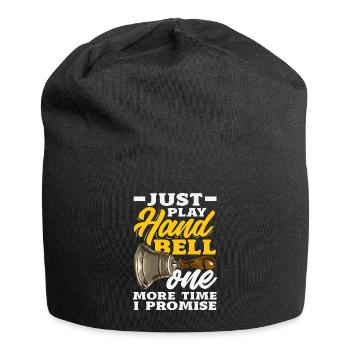 Choral Musical Instrument Hand Bell - Jersey Beanie - black - Front