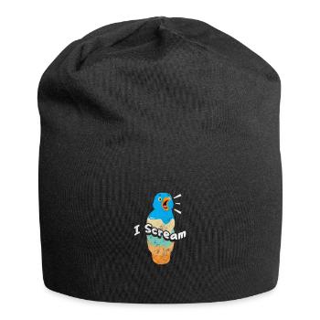Eiscreme - Jersey-Beanie - Schwarz - Vorne