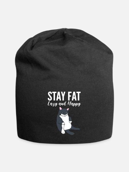 Lustiger Katzenliebhaber Katze Behavioristen - Jersey-Beanie - Schwarz