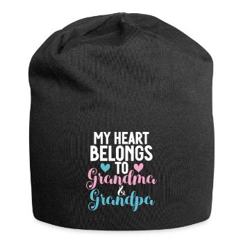 Granddaughter Gifts - Jersey Beanie - black - Front