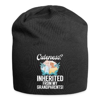 Granddaughter Gifts - Jersey Beanie - black - Front
