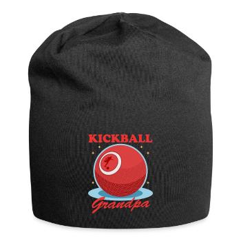 Kickball grand-père Kickball joueur Kickballer cadeau - Bonnet en jersey - noir - Devant