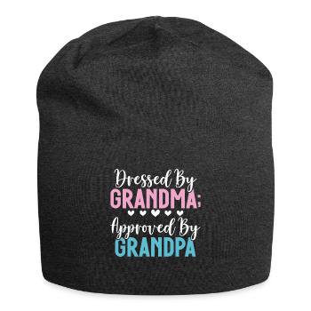 Granddaughter Gifts - Jersey Beanie - charcoal grey - Front