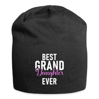 Granddaughter Gifts - Jersey Beanie - black - Front
