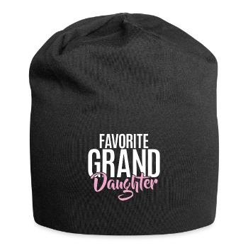 Cadeaux de petite-fille - Bonnet en jersey - noir - Devant