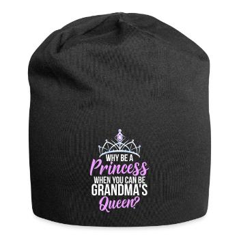 Granddaughter Gifts - Jersey Beanie - black - Front