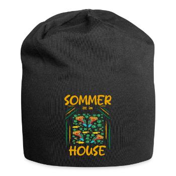 Été - Bonnet en jersey - noir - Devant