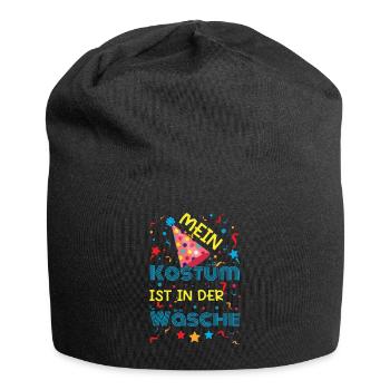 Mein Kostüm Ist In Der Wäsche Karneval - Jersey-Beanie - Schwarz - Vorne