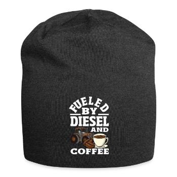 Alimenté par un tracteur diesel et à café - Bonnet en jersey - charbon - Devant