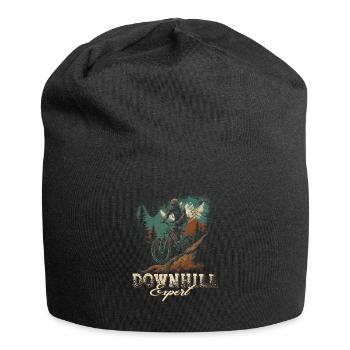 The mountains call the downhill expert - Jersey Beanie - black - Front