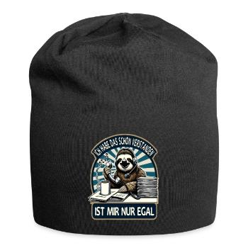 lustiger faLustiger Faultier Spruch Ich Habe Das S - Jersey-Beanie - Schwarz - Vorne