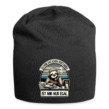 lustiger faLustiger Faultier Spruch Ich Habe Das S - Jersey-Beanie - Schwarz - Vorne