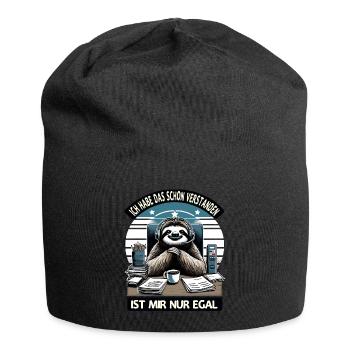 lustiger faLustiger Faultier Spruch Ich Habe Das S - Jersey-Beanie - Schwarz - Vorne
