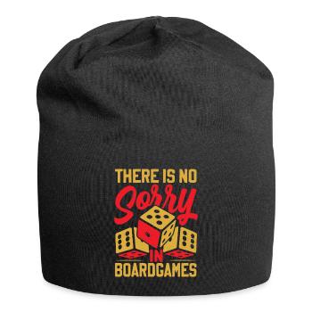 There Is No Sorry In Board Games - Jersey Beanie - black - Front