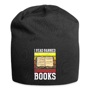 Livres interdits Amateurs de livres Lire des livres Livres - Bonnet en jersey - noir - Devant
