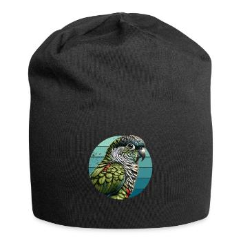 Green Cheeked Conure Art Cute Conure - Jersey Beanie - black - Front