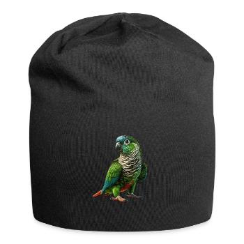 Green Cheeked Conure Drawing Conure Parrot - Jersey Beanie - black - Front