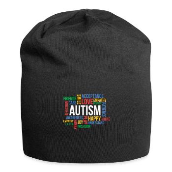 Autismus Awareness Day Autist Geschenk - Jersey-Beanie - Schwarz - Vorne
