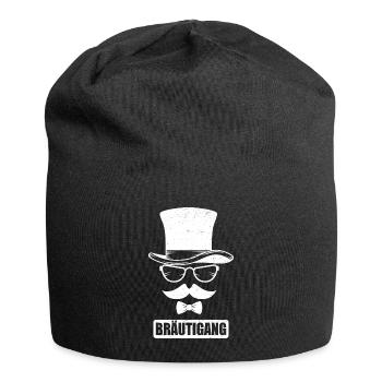 Junggeselle Jungesellenabschied - Jersey-Beanie - Schwarz - Vorne