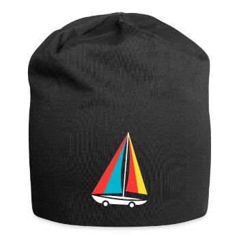 Sand yachting - Jersey Beanie - black - Front