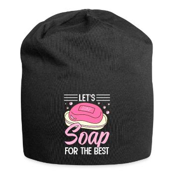 Soap Bath Soap Natural Soap - Jersey Beanie - black - Front