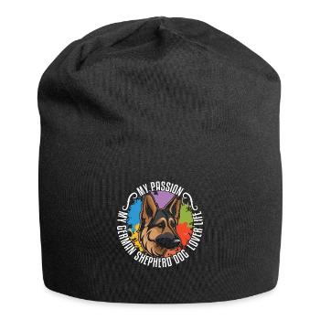 German Shepherd Dog My Passion My Belgian Shepherd - Jersey-Beanie - Schwarz - Vorne