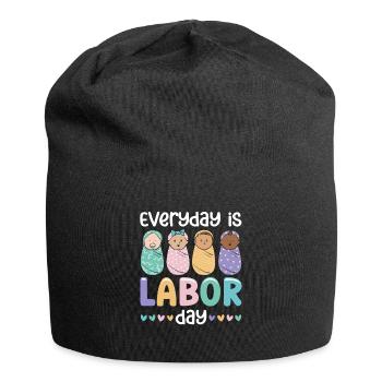 Nurse baby maternity nurse - Jersey Beanie - black - Front