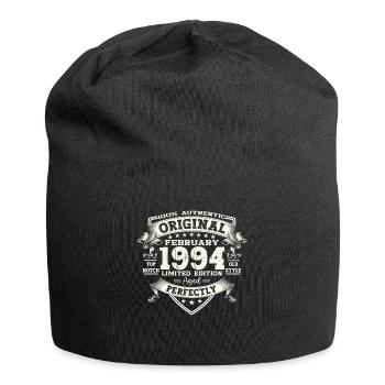 30. Geburtstag Original Februar Jahrgang 1994 - Jersey-Beanie - Schwarz - Vorne