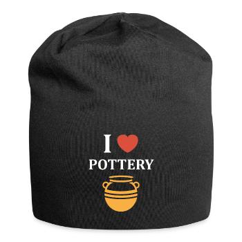 Poterie - Bonnet en jersey - noir - Devant