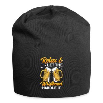 Crawled Pub Crawl Alcohol Drinking - Jersey-Beanie - Schwarz - Vorne