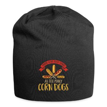 Corn Dog Corndog - Jersey Beanie - black - Front