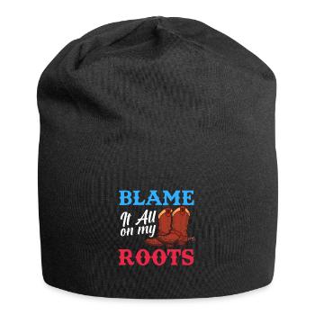 Cadeau de musique country country music - Bonnet en jersey - noir - Devant