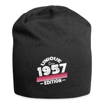 Unique depuis 1957 Edition Anniversaire Millésime 1957 - Bonnet en jersey - noir - Devant